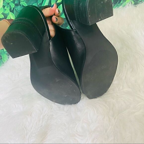 CApt.9 casual / party, block heel fall winter holidays peep toe edgy sho… - Picture 8 of 16